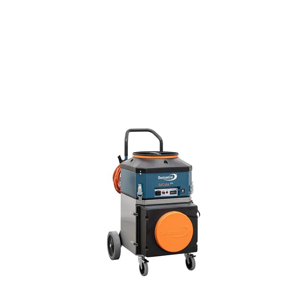 DUSTCONTROL AirCube 210W 23kg H-Class Air Cleaner 1200 with Accessories VAC-AC111000