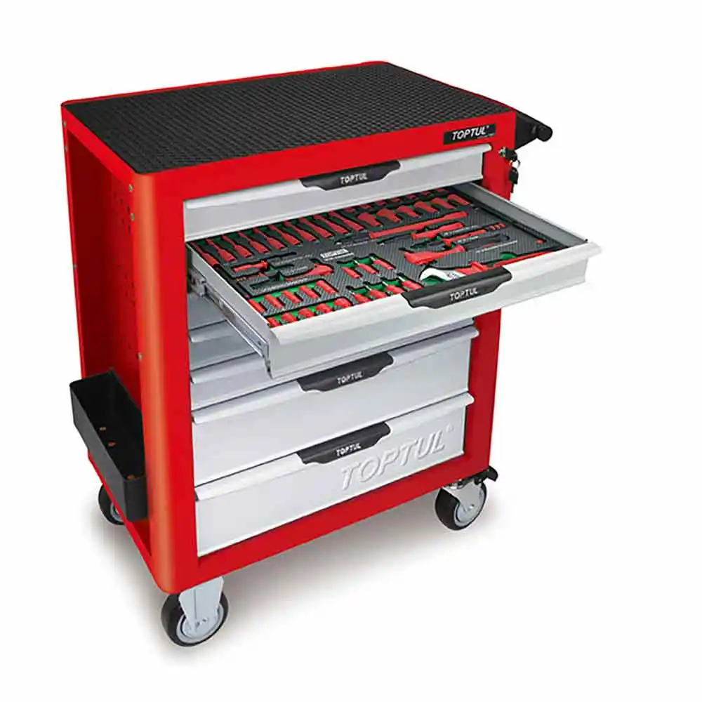 TOPTUL 7 Drawer Insulated Tool Kit Set - 125 Piece GE-12518V