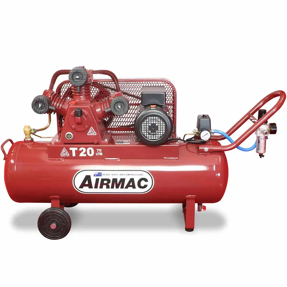 AIRMAC 240V 3.2hp 70l 310 L/Min Air Compressor AM T20-H 240V