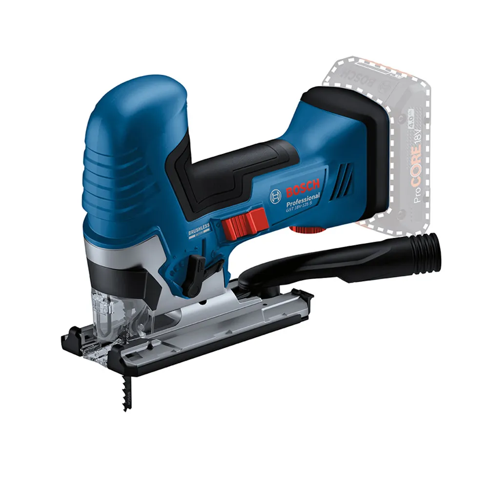 BOSCH 18V Brushless 3500RPM 26mm Jigsaw Skin GST18V-125S 06015B2040