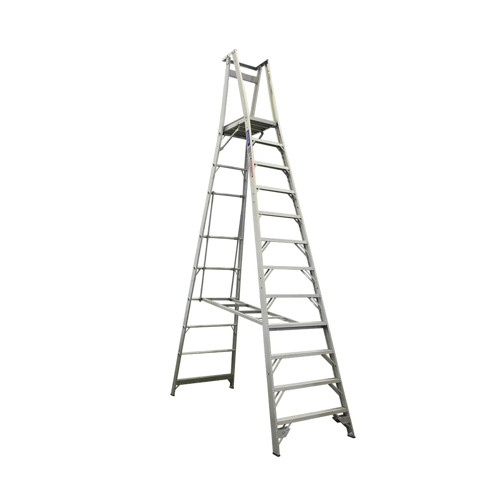 INDALEX 150kg Pro 12 Step Aluminium Platform Ladder PROP15/12