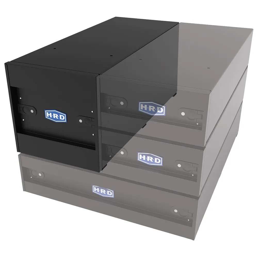 HRD 500 475 x 1200 x 490mm Van Storage Drawer Black HVD500