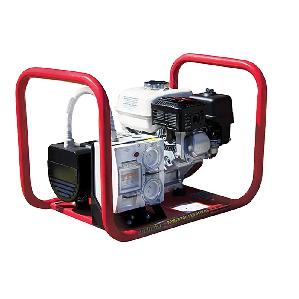 GENELITE 3.3kVA HONDA Petrol Generator Recoil Single Phase Worksafe Compliant GH2700H