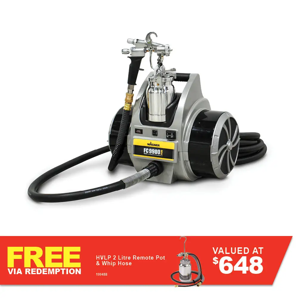 WAGNER 9900 HVLP FineCoat Spray Gun System 276049