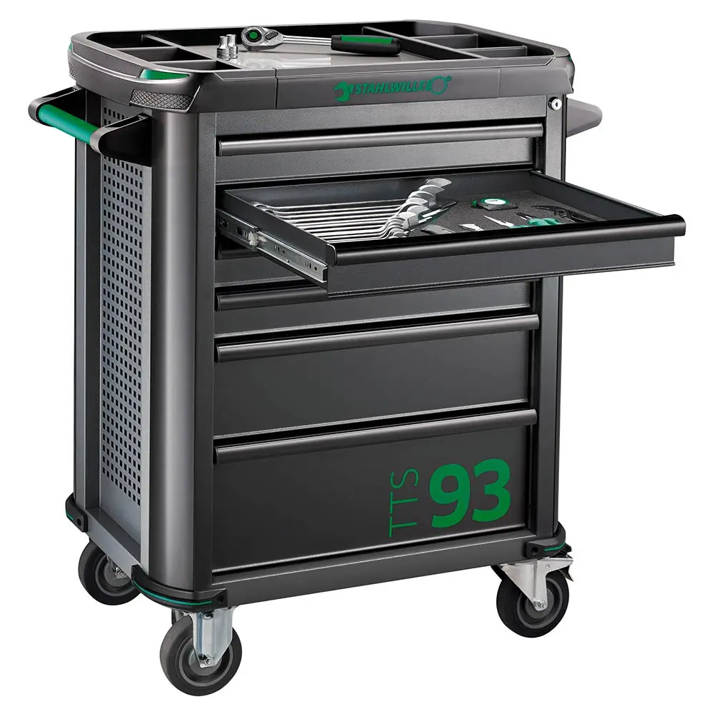 STAHLWILLE Quick Release Toolset w/ TTS93 Tool Trolley - 157 Piece 98830178