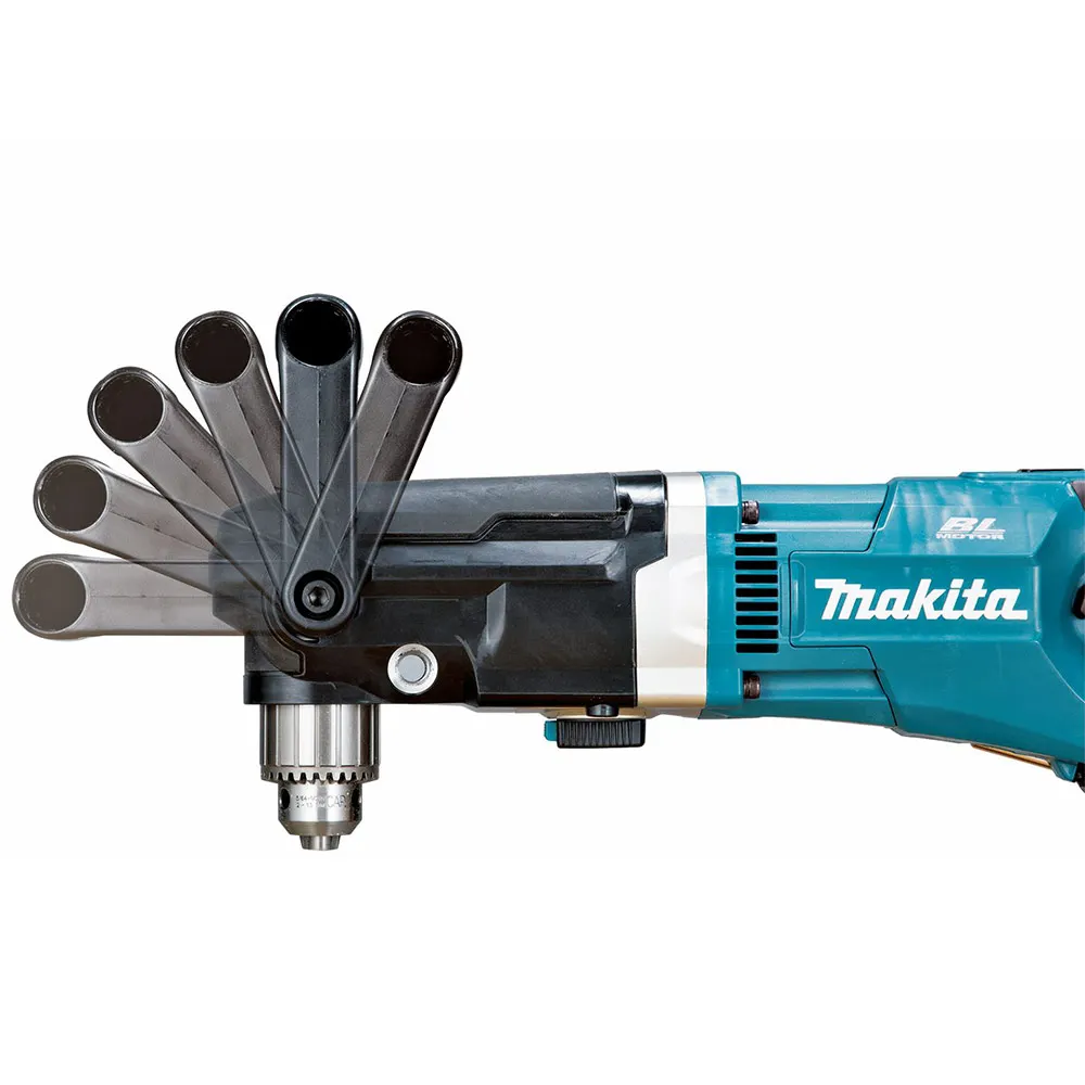 MAKITA 18Vx2 Brushless 13mm Right Angle Drill Skin with Carry Case DDA460ZK