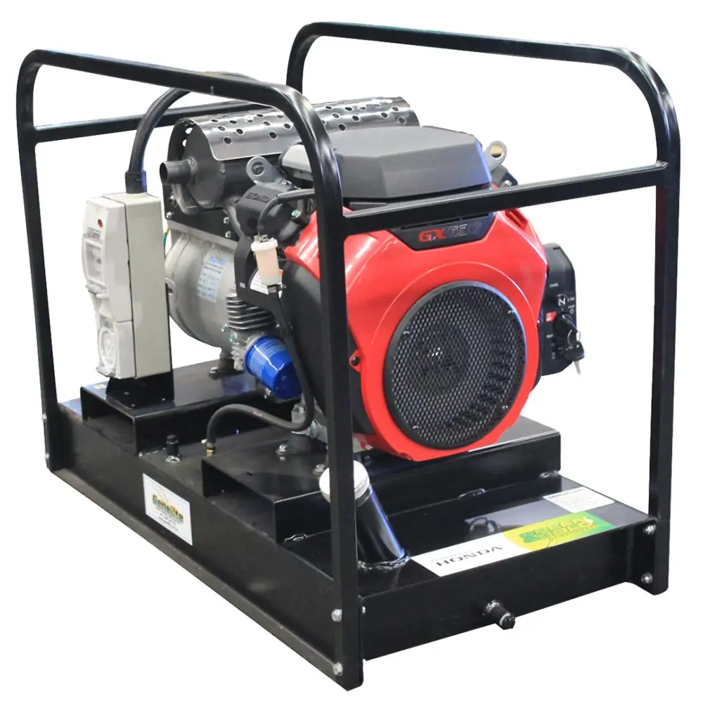 GENELITE 11kVA Petrol HONDA Petrol Generator Electric Start 50Ltr FBT Three Phase GH10,000E-FBT/3