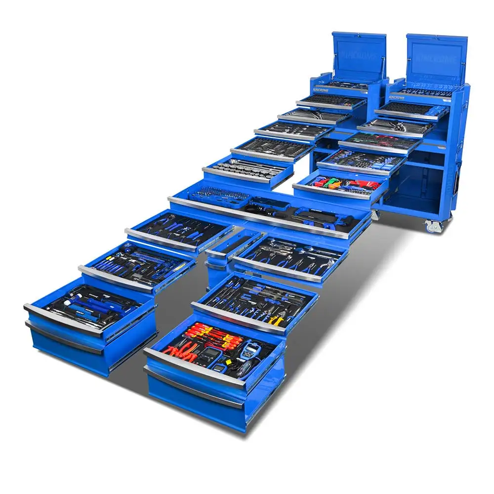 KINCROME 60" 22 Drawer Contour Workshop Tool Kit - 1141 Piece K1966