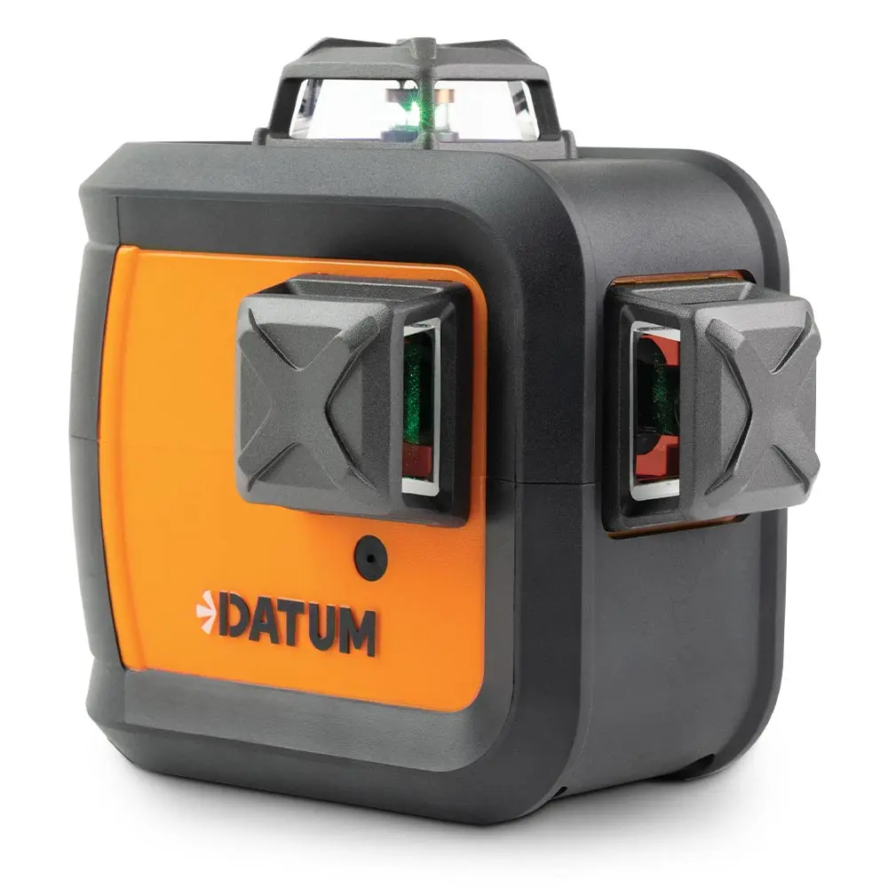 DATUM Green Beam 3 x 360degree Multi-Line Laser Level Kit DT3X360GS2