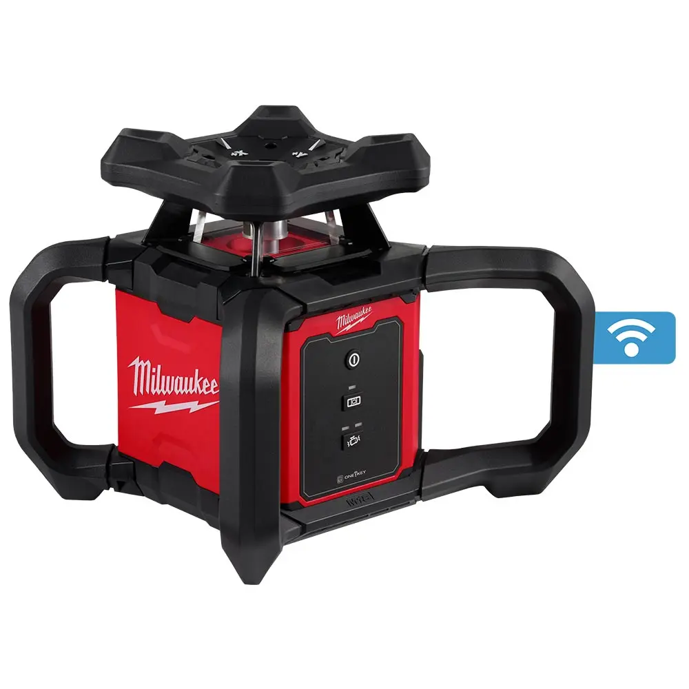 MILWAUKEE 18V Horizontal Rotary Laser 610m (2000') Red Skin M18RL6100C