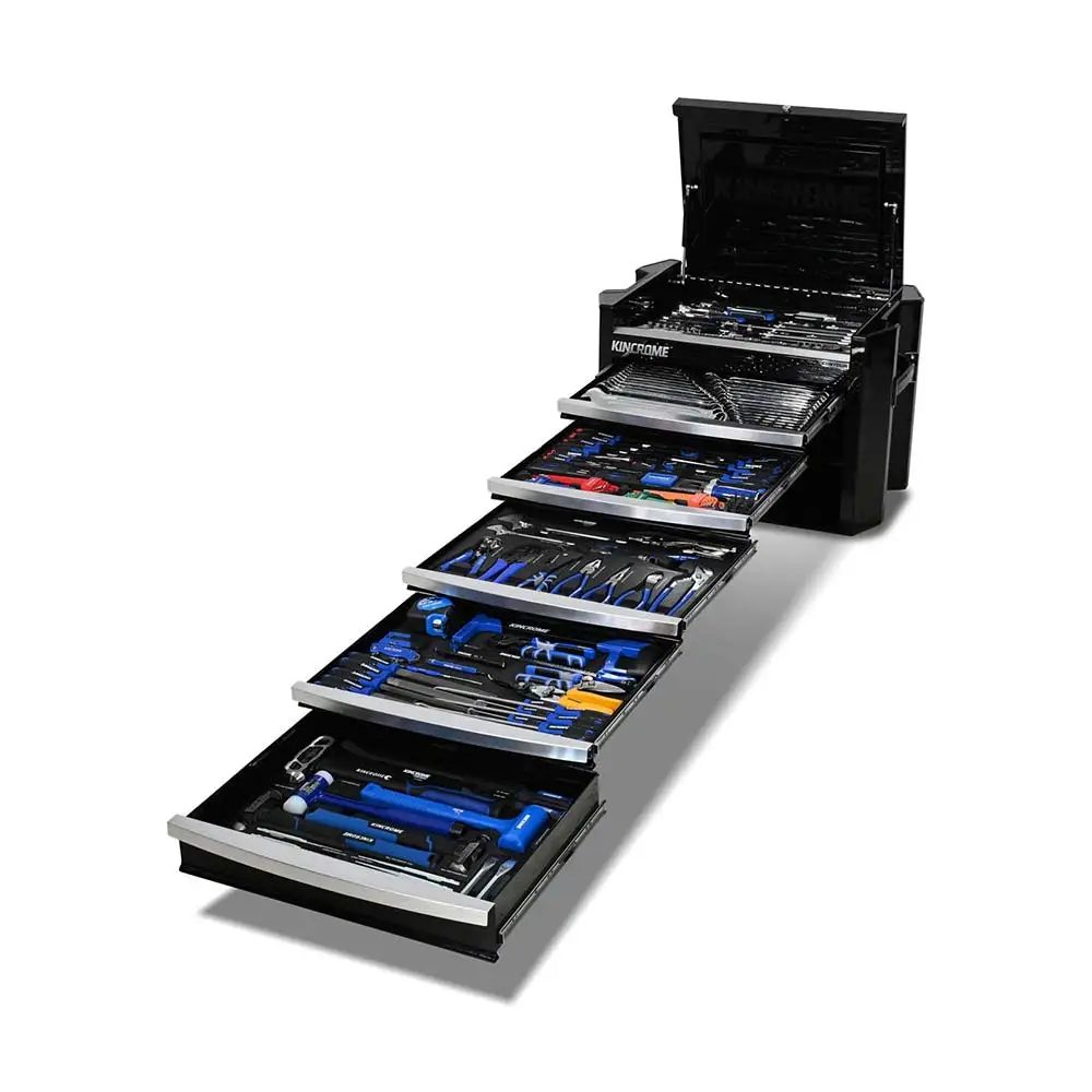 KINCROME 29" 5 Drawer Contour Chest Tool Kit Black - 300 Piece K1943B