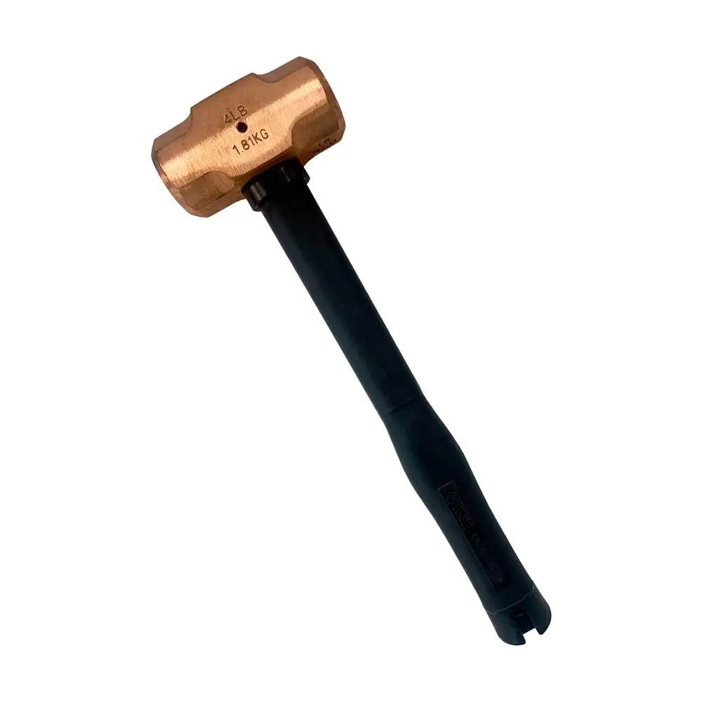 MUMME 4lb/1.94kg 900mm Steel Core F/Glass Handle Copper Hammer 5HCFRH04