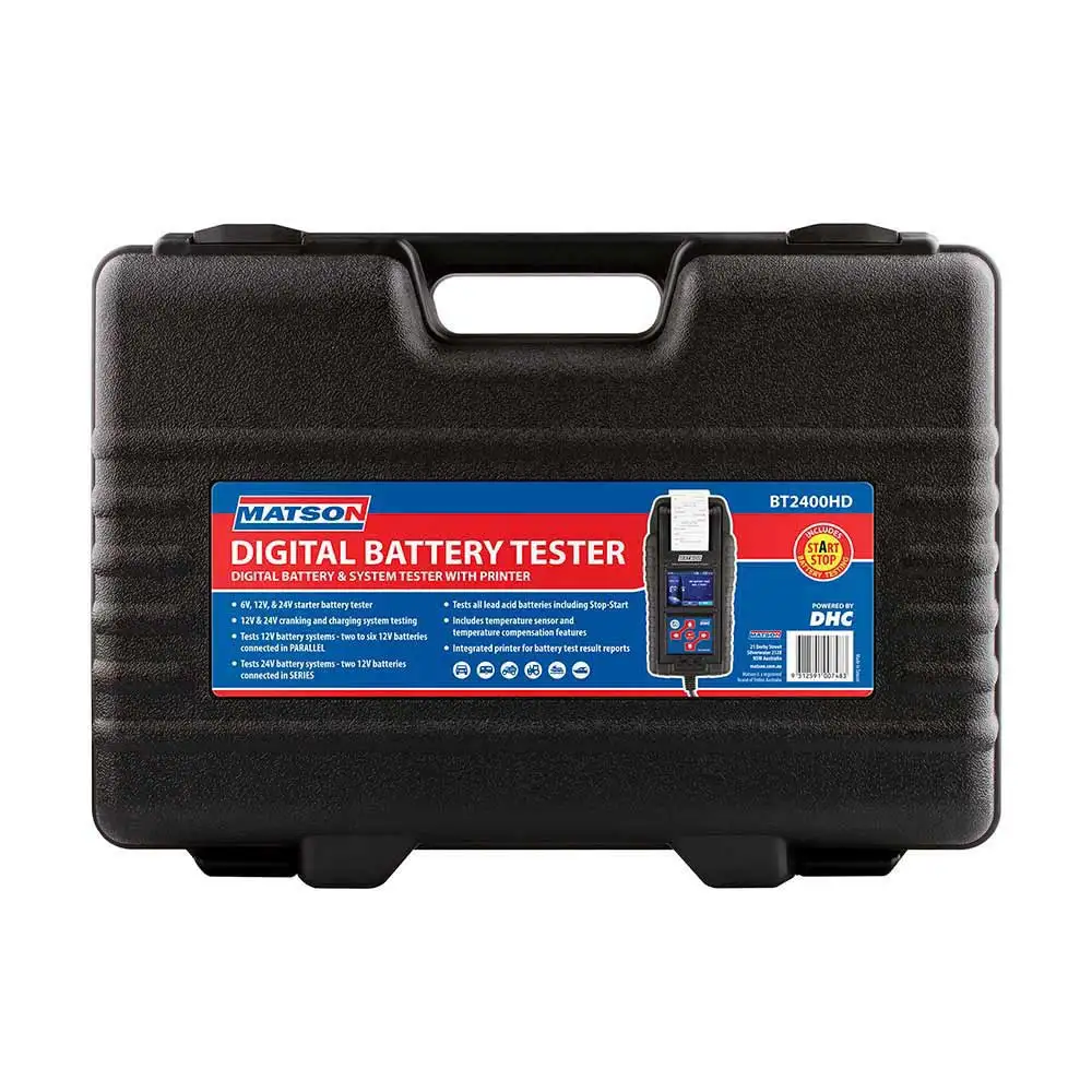 MATSON Battery System Tester With Printer BT2400HD