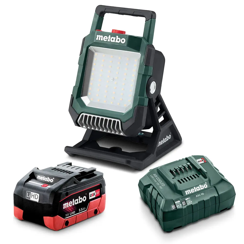 METABO 12-18V 1 x 5.5Ah 4000 Lumen Compact LED Light Kit AU60150500