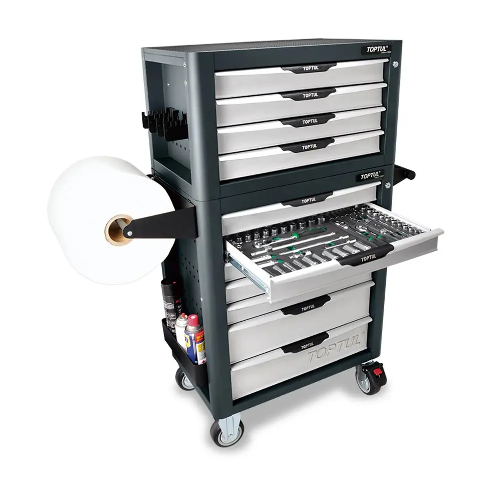 TOPTUL 9 Drawer Pro Plus Tool Kit - 367 Piece GW-08807+GV-27909