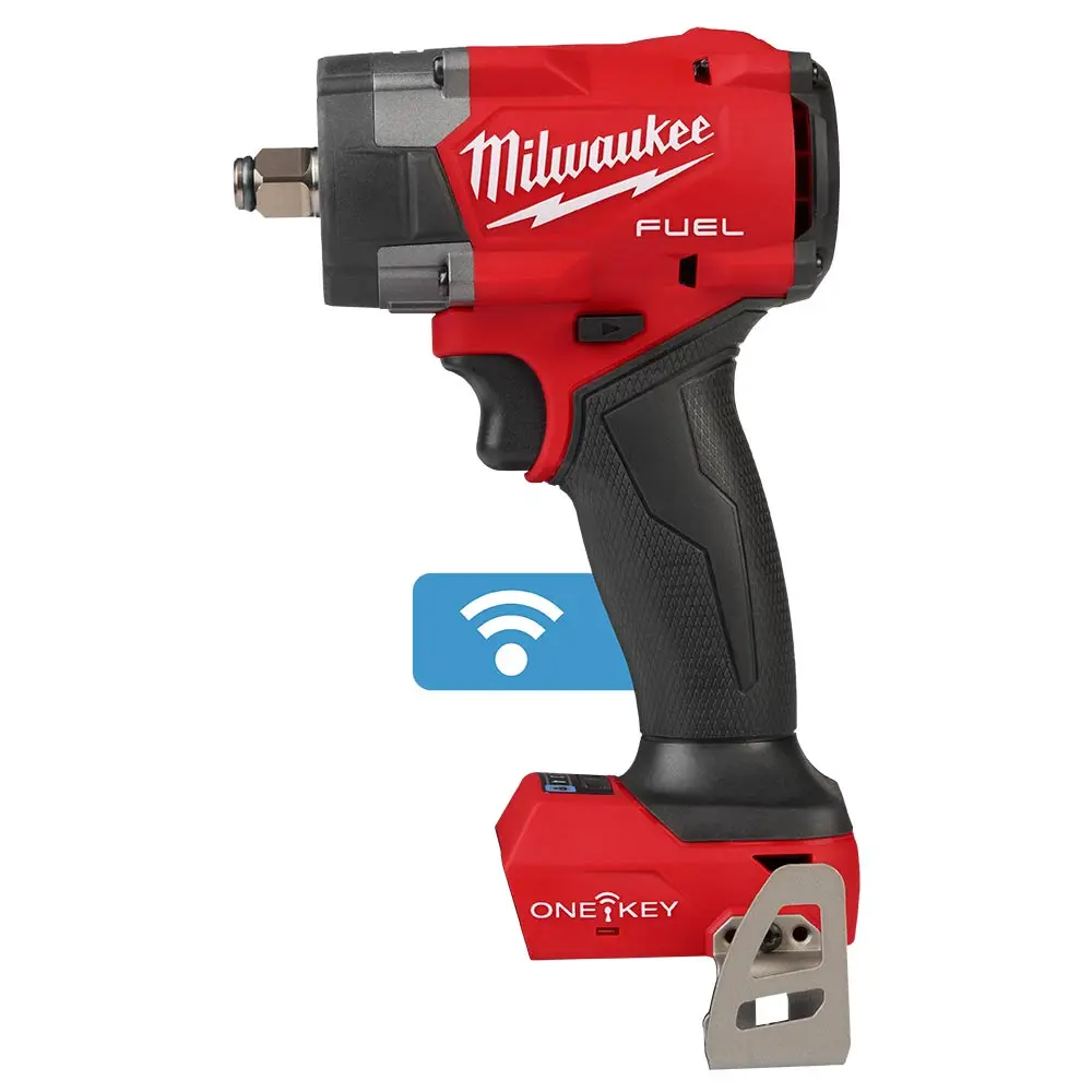MILWAUKEE 18V FUEL ONE-KEY 1/2" Controlled Torque Impact Wrench with Friction Ring Skin M18ONEFIW2FC120