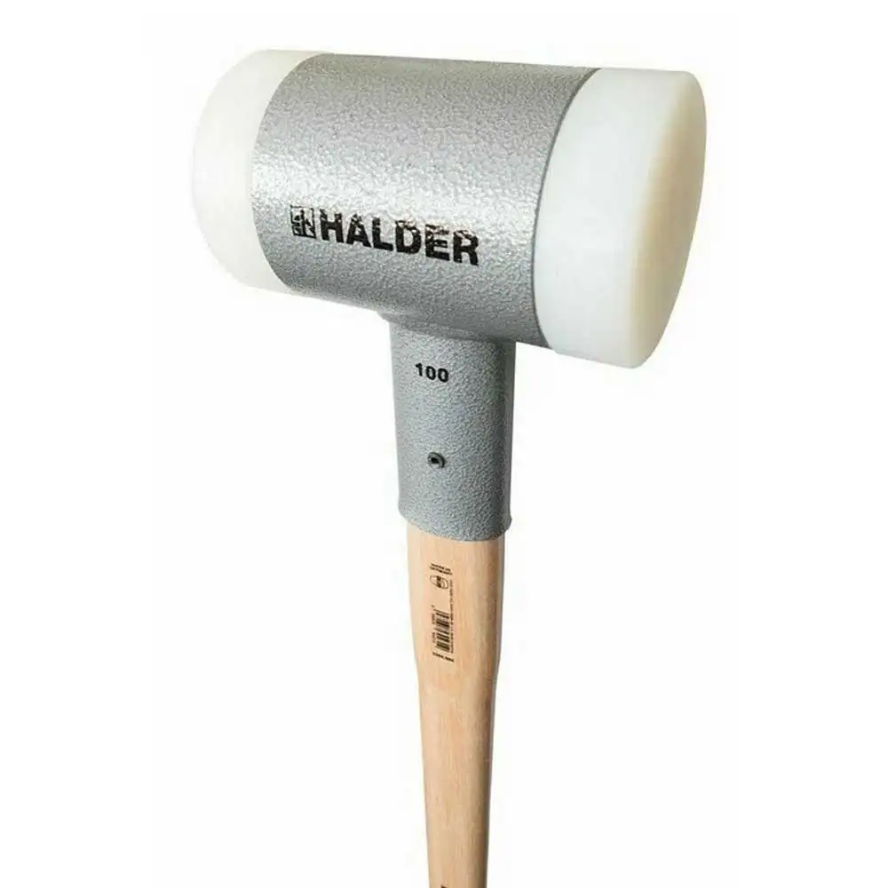 HALDER 5.4kg Sledge Dead Blow Hammer Nylon Tips Hickory Handle 3366.0S6