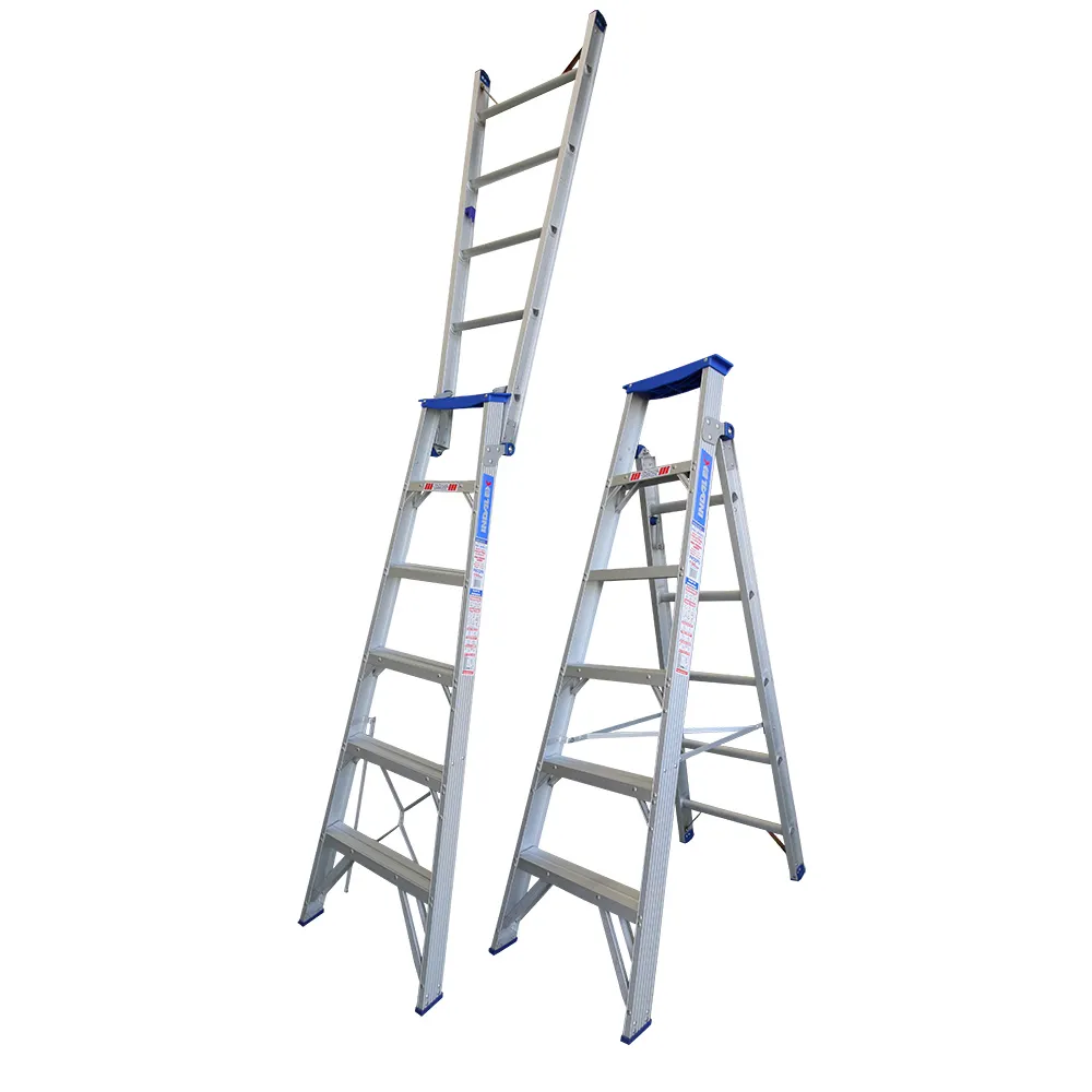 INDALEX 150kg Pro 1.8m - 3.2m Dual Purpose Aluminium Ladder PRODP6