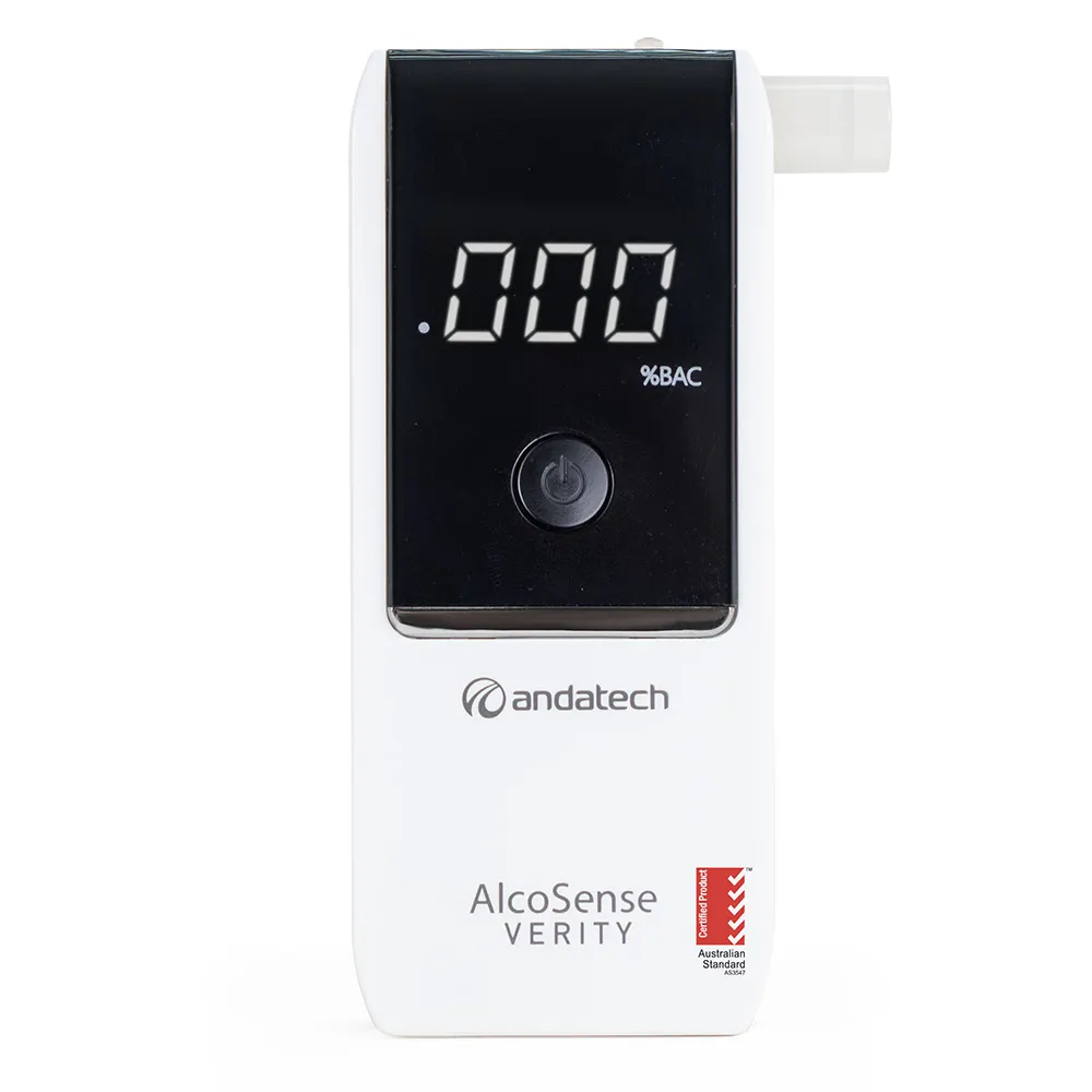 ALCOSENSE Verity Personal Fuel Cell Breathalyser - White Colour ALS-VERITY-W