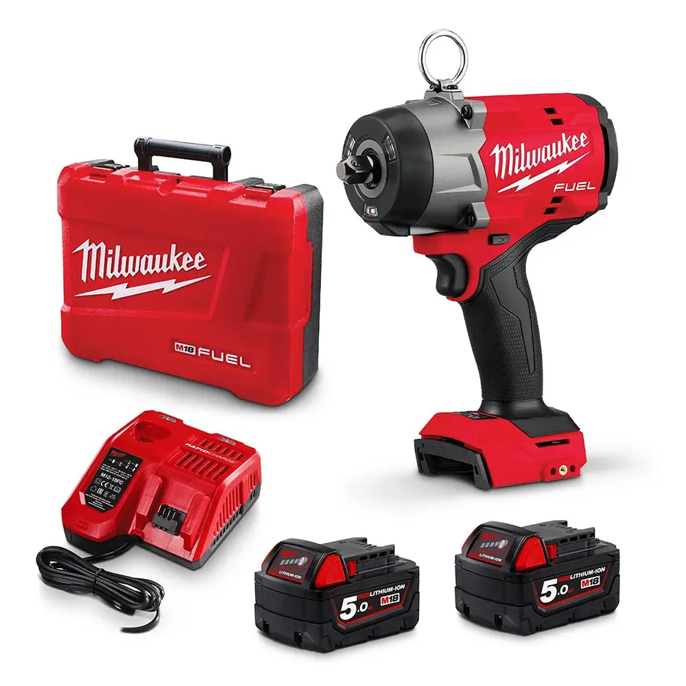 MILWAUKEE 18V FUEL 1/2inch High Torque Impact Wrench w/ Pin Detent Kit M18FHIW2P12502C