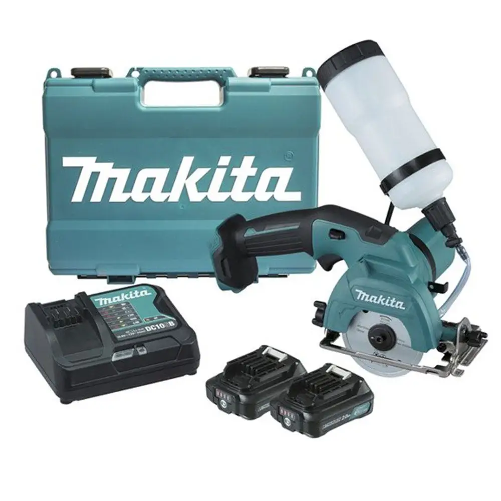 MAKITA 12V MAX 2 x 2.0Ah 85mm Diamond Cutter Kit CC301DSAE