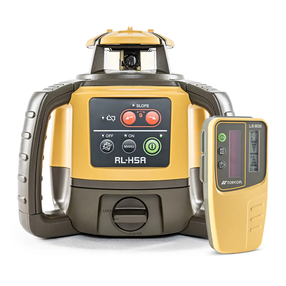 TOPCON RL-H5A Rotating Laser Dry Battery with LS-80X Receiver 1021200-45