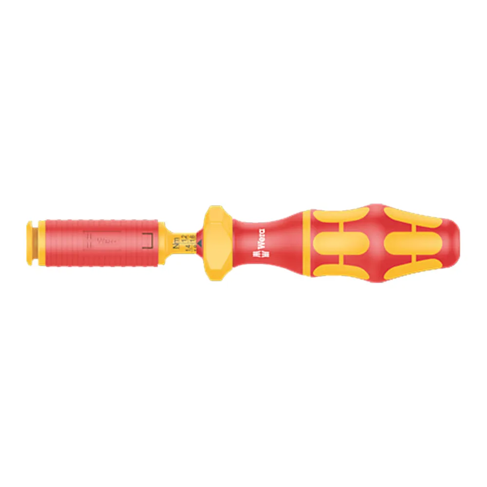 WERA 7400 VDE Kraftform Adjustable Torque Handle, VDE 1.2-3.0 Nm WER074750