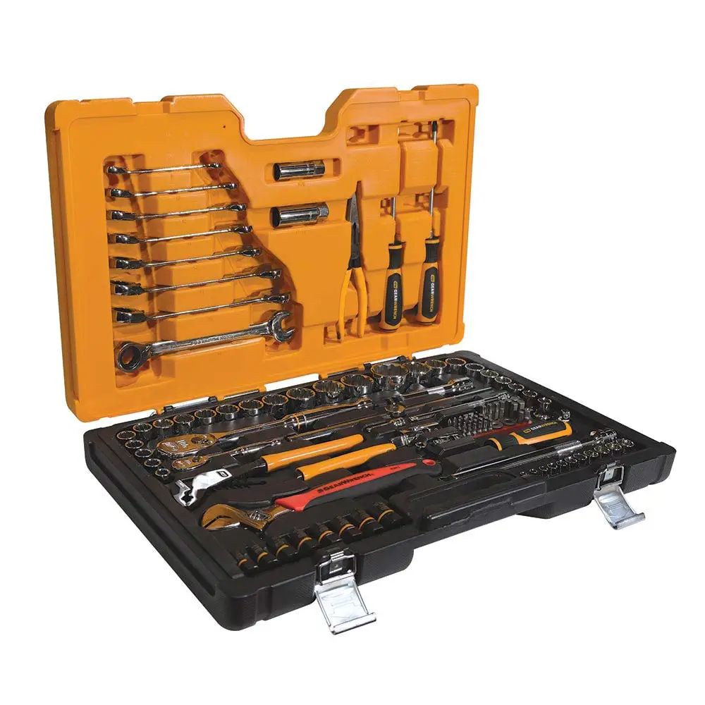 GEARWRENCH 107 Piece 1/4inch 3/8inch & 1/2inch Metric & Sae Socket Set 83998