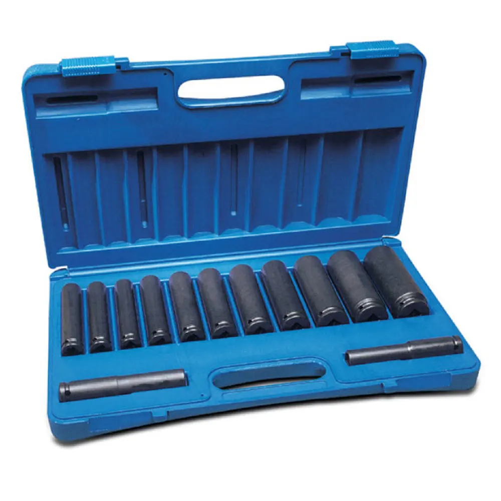 ACTION 1/2 x 1-5/16inch SAE Ex-Deep Impact Socket Set - 13 Piece 69423132