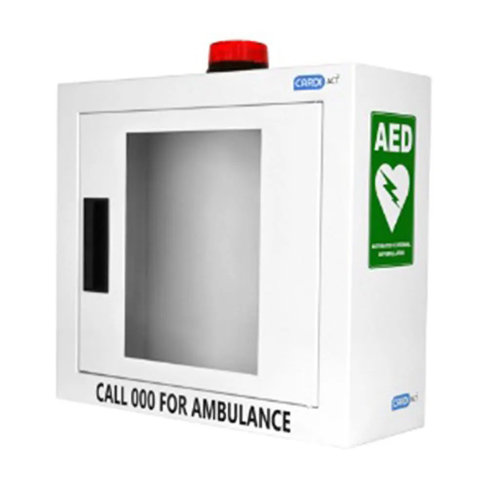 MEDIQ Alarmed With Strobe Light Defib Cabinet DEFIB-007