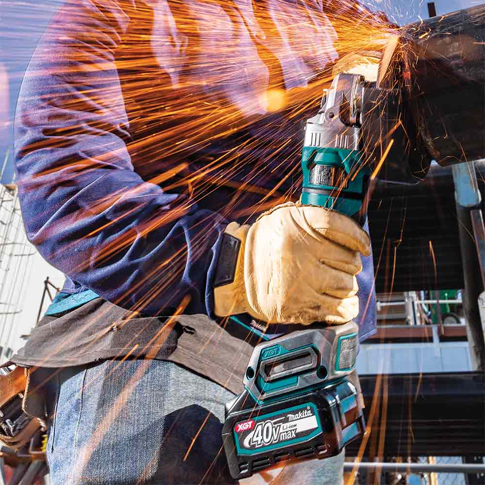 MAKITA 40V 125mm Max Brushless Paddle Switch Angle Grinder GA050GZ