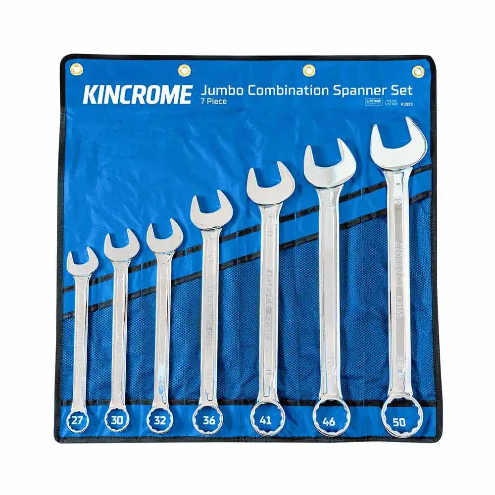 KINCROME Jumbo Combination Spanner Set - 7 Piece K3035