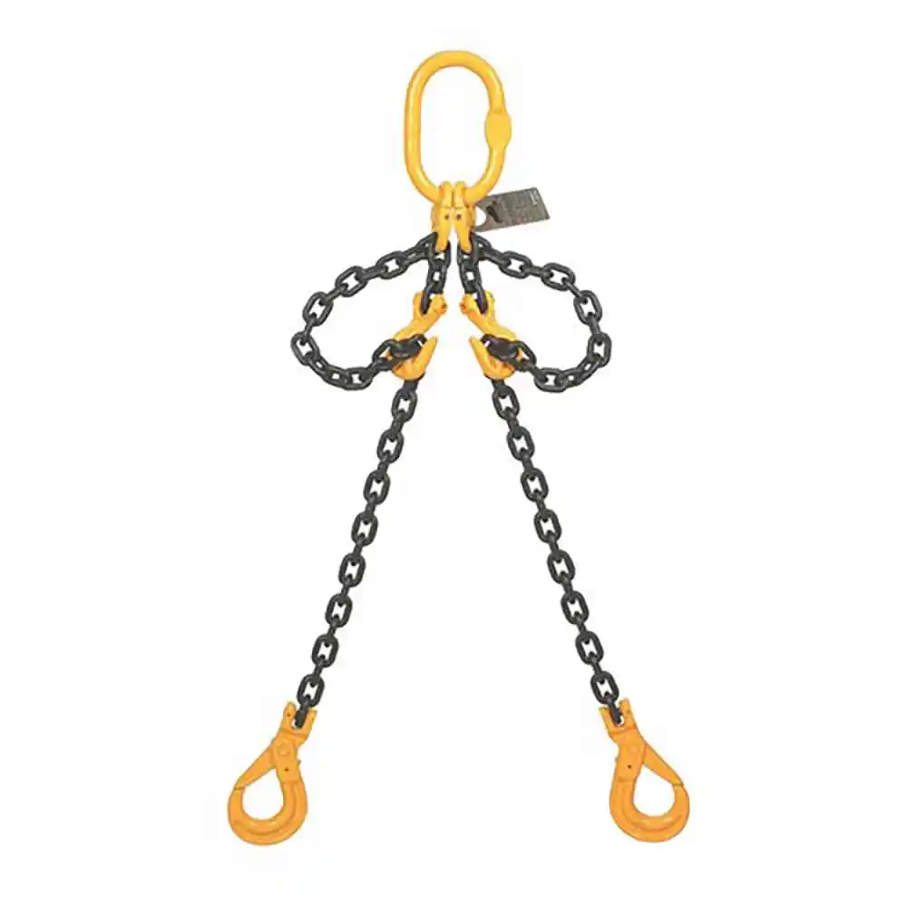 BEAVER G80 Double Leg Sling w/ Clevis Self Locking Hook CSA10237545