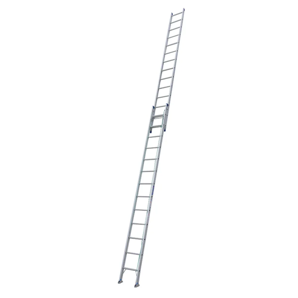 INDALEX 150kg Pro 4.4m-7.8m Aluminium Extension Ladder-Swivel Feet PROX26-SF