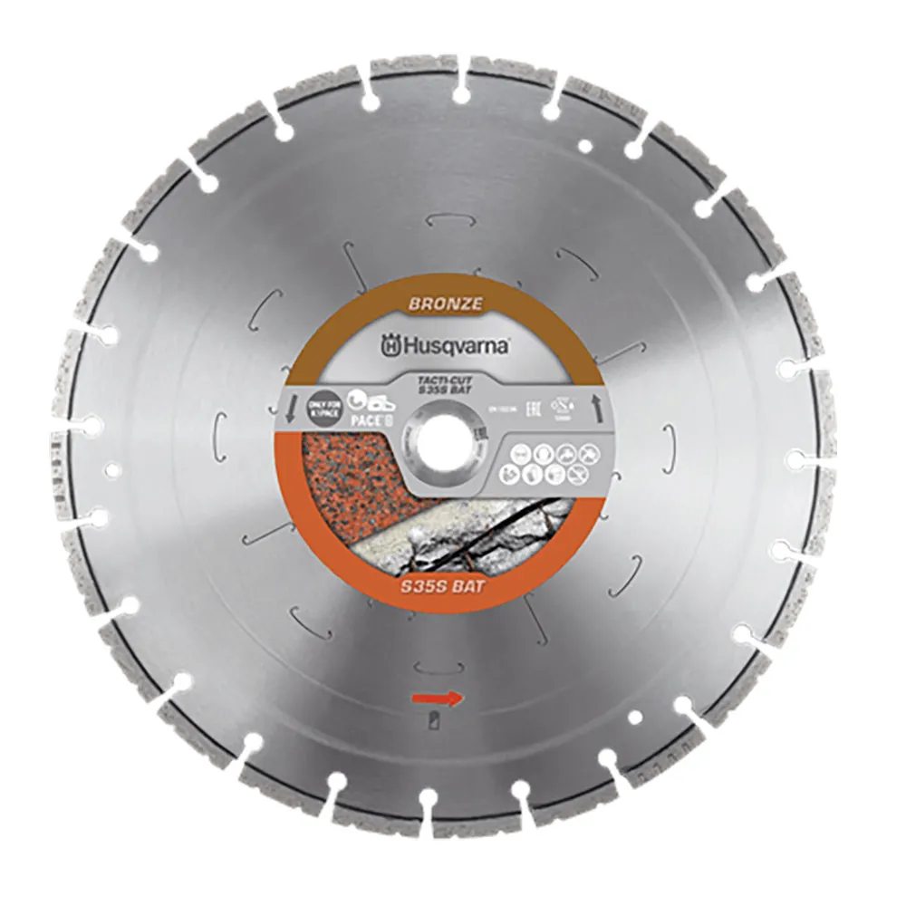HUSQVARNA 350 x 25.4mm Segmented Diamond Blade for GENERAL Purpose - TACTI-CUT S35S 529663901