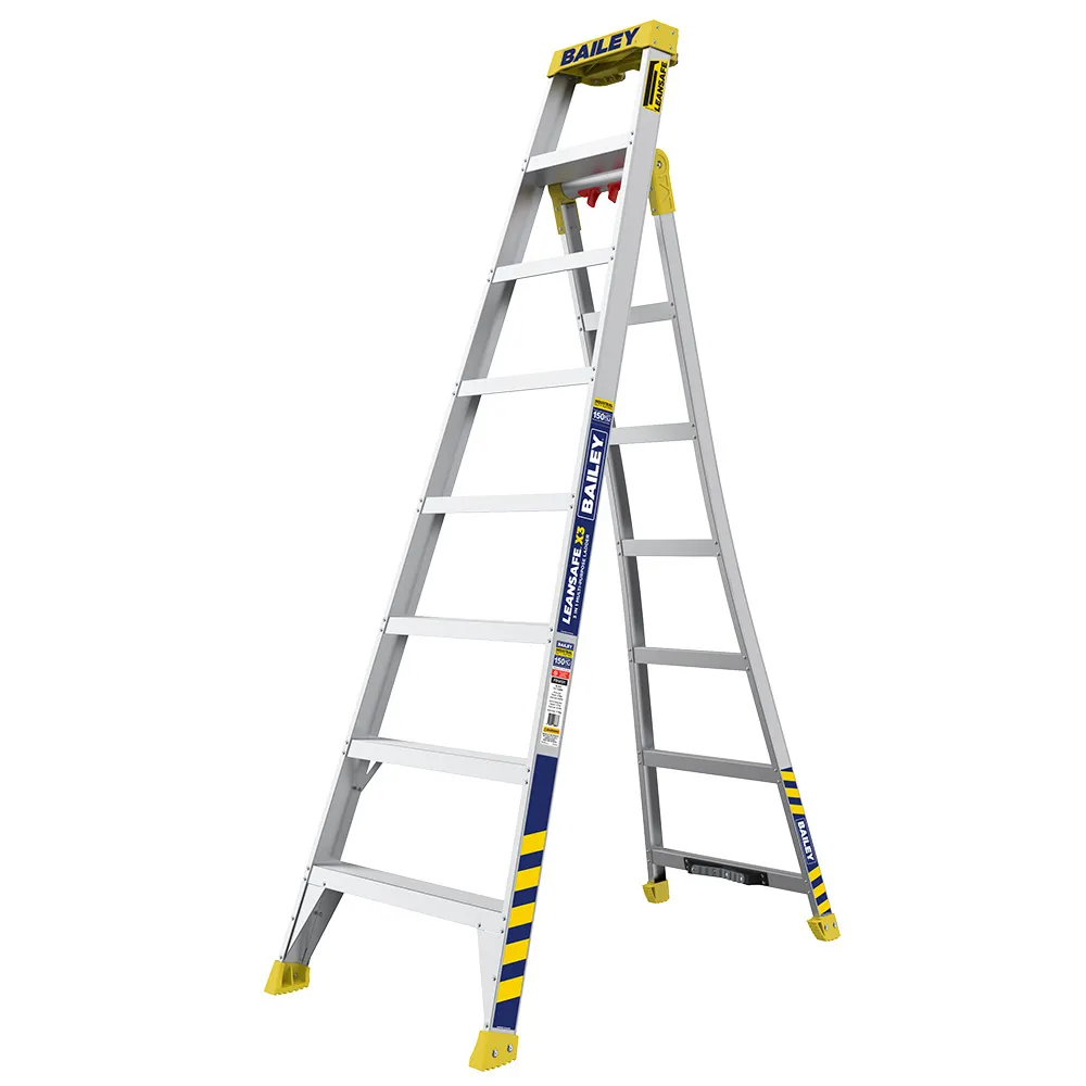 BAILEY 2.4m 150kg X3 Aluminium SLS 3 in 1 Ladder FS14131