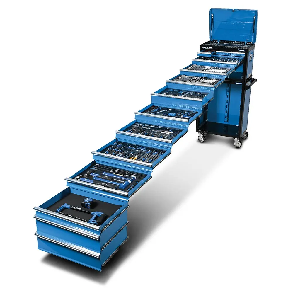 KINCROME Evolution TFL Tool Trolley 382 Piece 14 Drawer P1715
