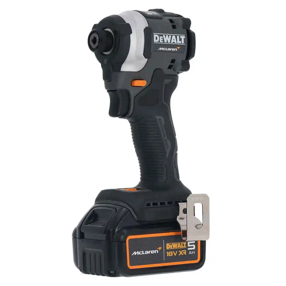 DEWALT MCLAREN 18V XR Brushless 2 x 5.0Ah Impact Driver Kit DCF85MP2T-XE