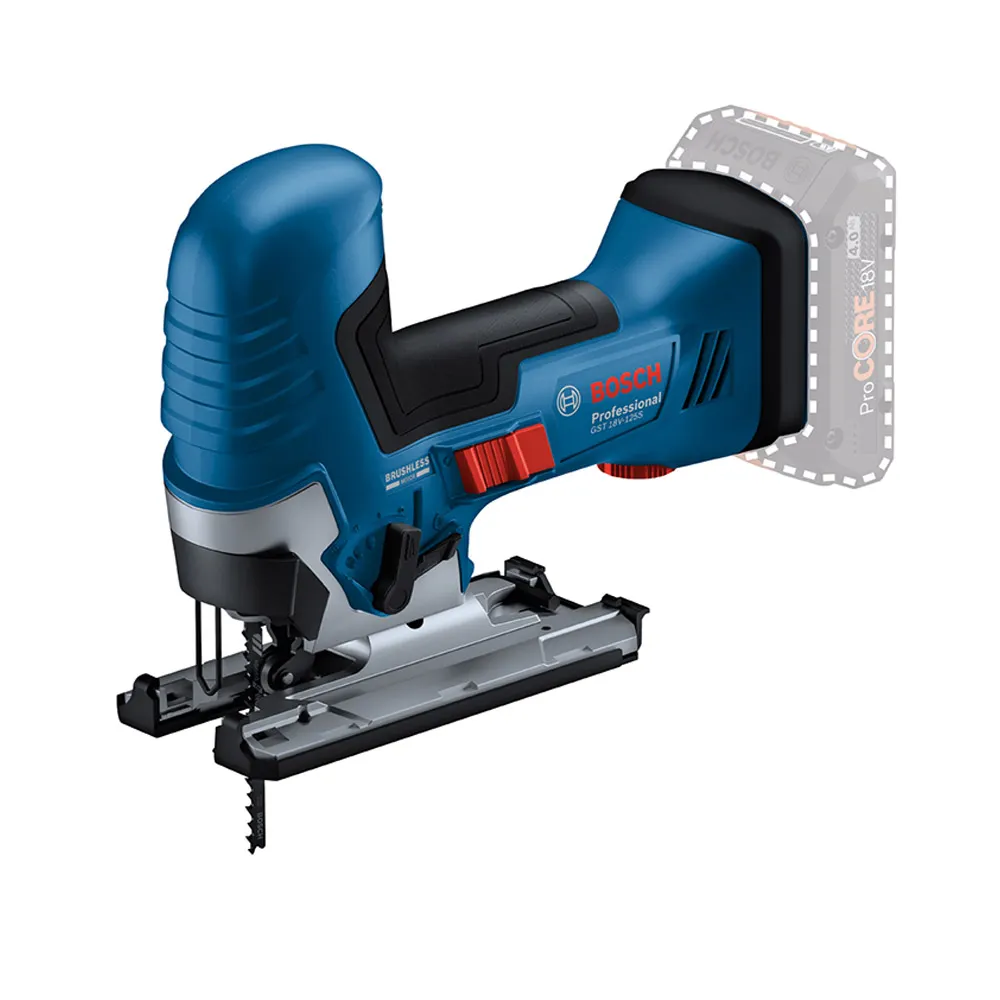 BOSCH 18V Brushless 3500RPM 26mm Jigsaw Skin GST18V-125S 06015B2040