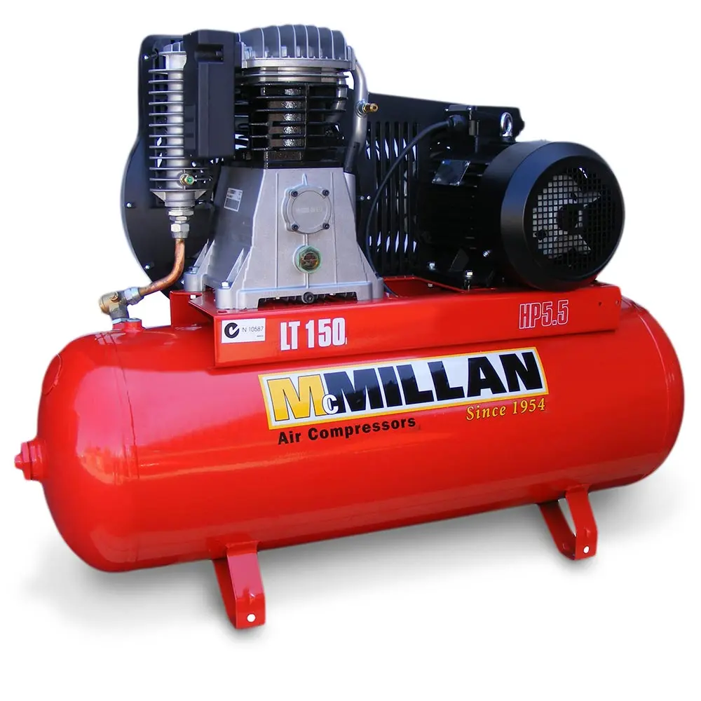 MCMILLAN 5.5HP 3 Phase 2 Stage Air Compressor AB59