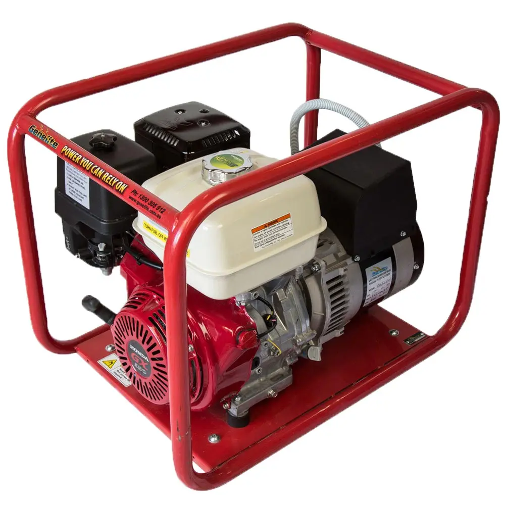 GENELITE 7.5kVA HONDA Petrol Generator Recoil Single Phase GH6000