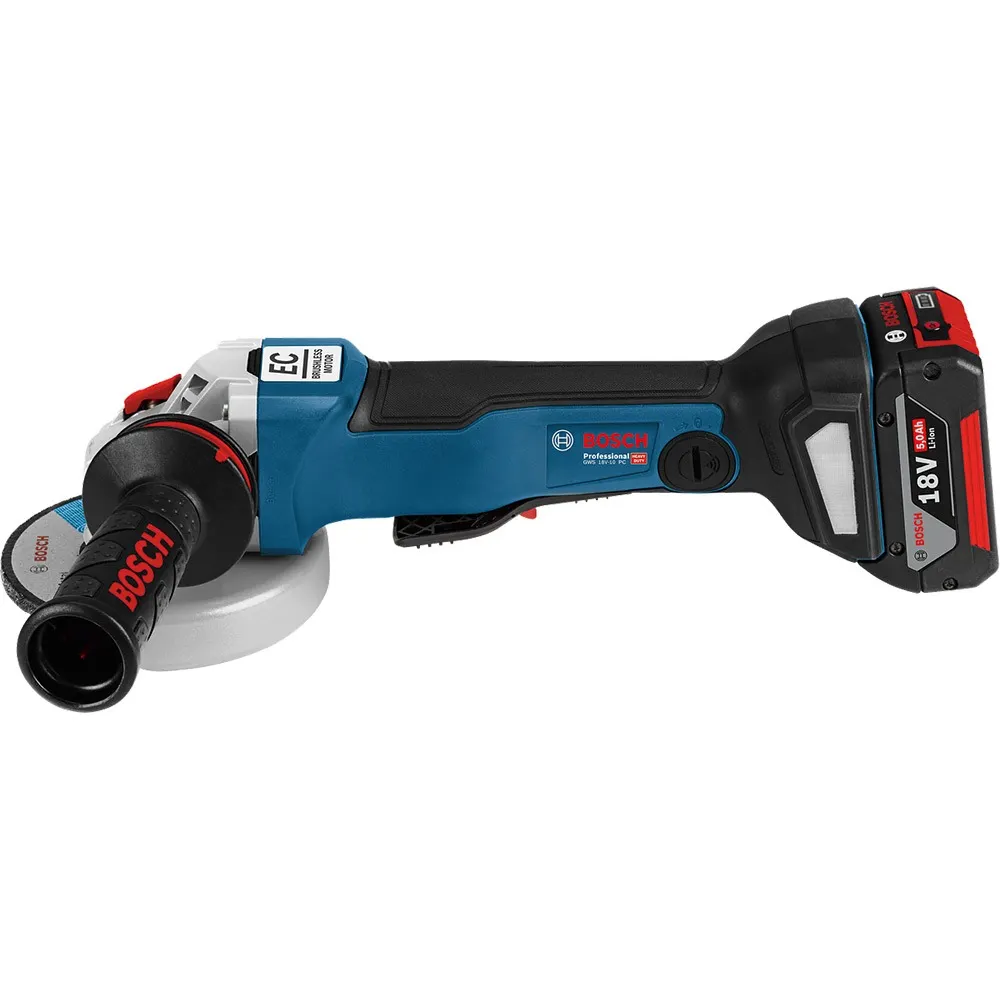 BOSCH 18V Brushless 125mm Paddle Switch Angle Grinder Skin GWS 18V-10 PC 06019G3E0A