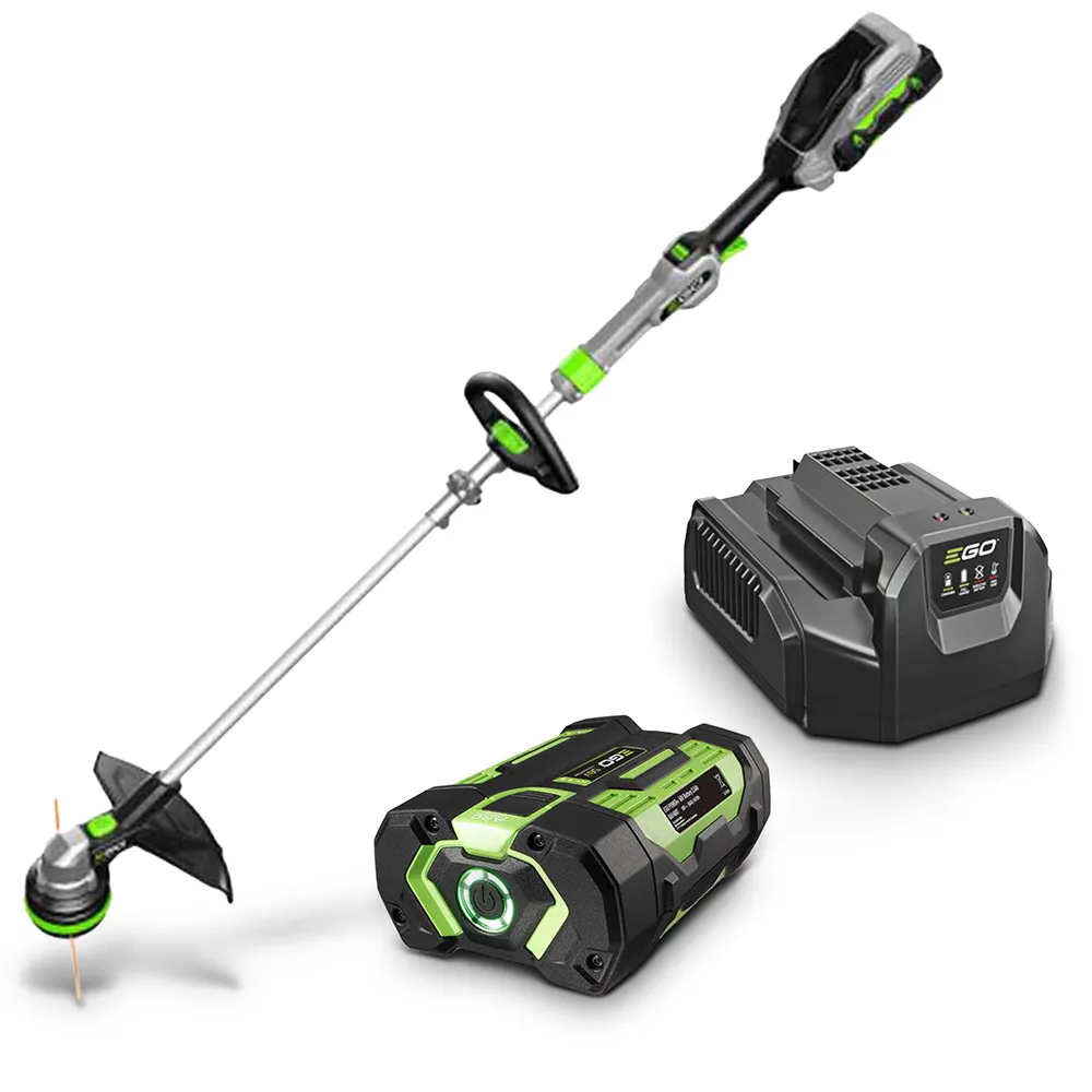 EGO POWER+ 56V 1 x 2.5Ah 350mm POWERLOAD Line Trimmer with Telescopic Aluminum Shaft Kit ST1401E-ST