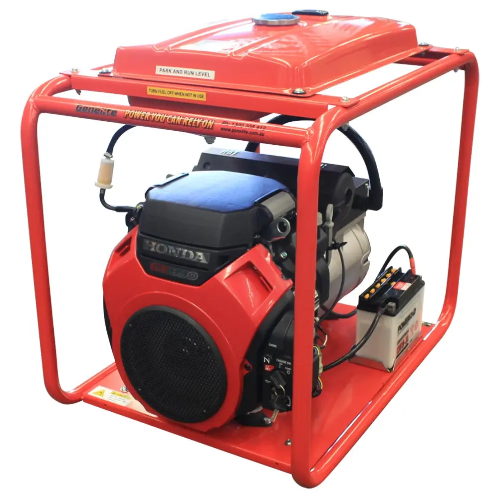 GENELITE 11kVA Petrol HONDA Petrol Generator Electric Start 25Ltr LRT Single Phase GH10,000E-LRT