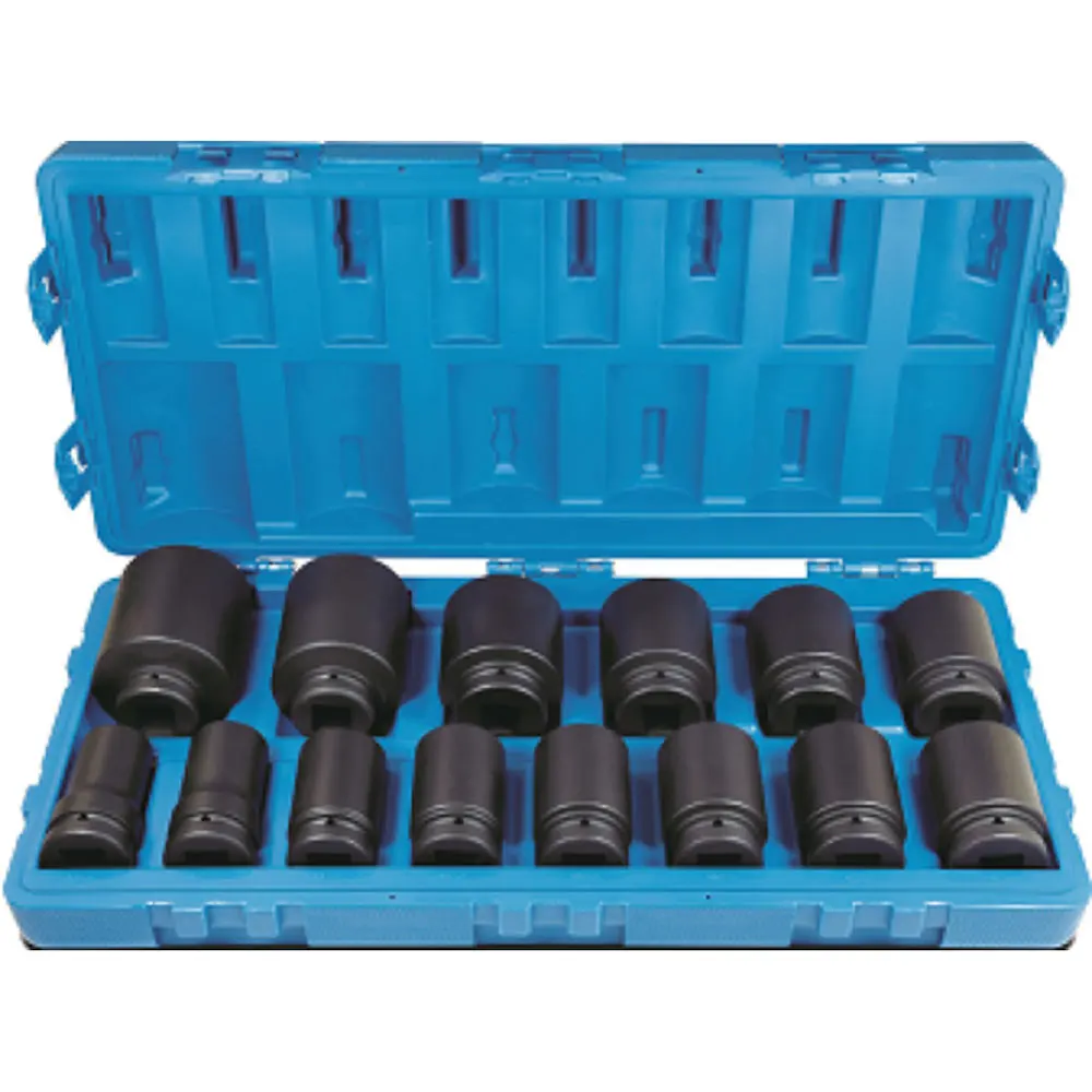 ACTION 1inch Imperial Deep Socket Set - 14 Piece 600521401