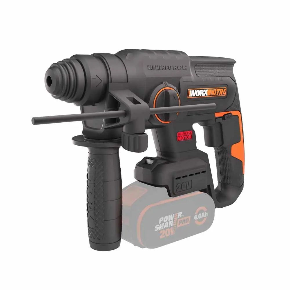 WORX 20V SDS Brushless 22mm Rotary Hammer Skin WX381.9