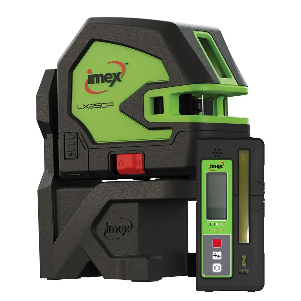 IMEX LX25GP Green Beam Crossline/Dot Laser w/LD100 Detector 012-LX25GPD