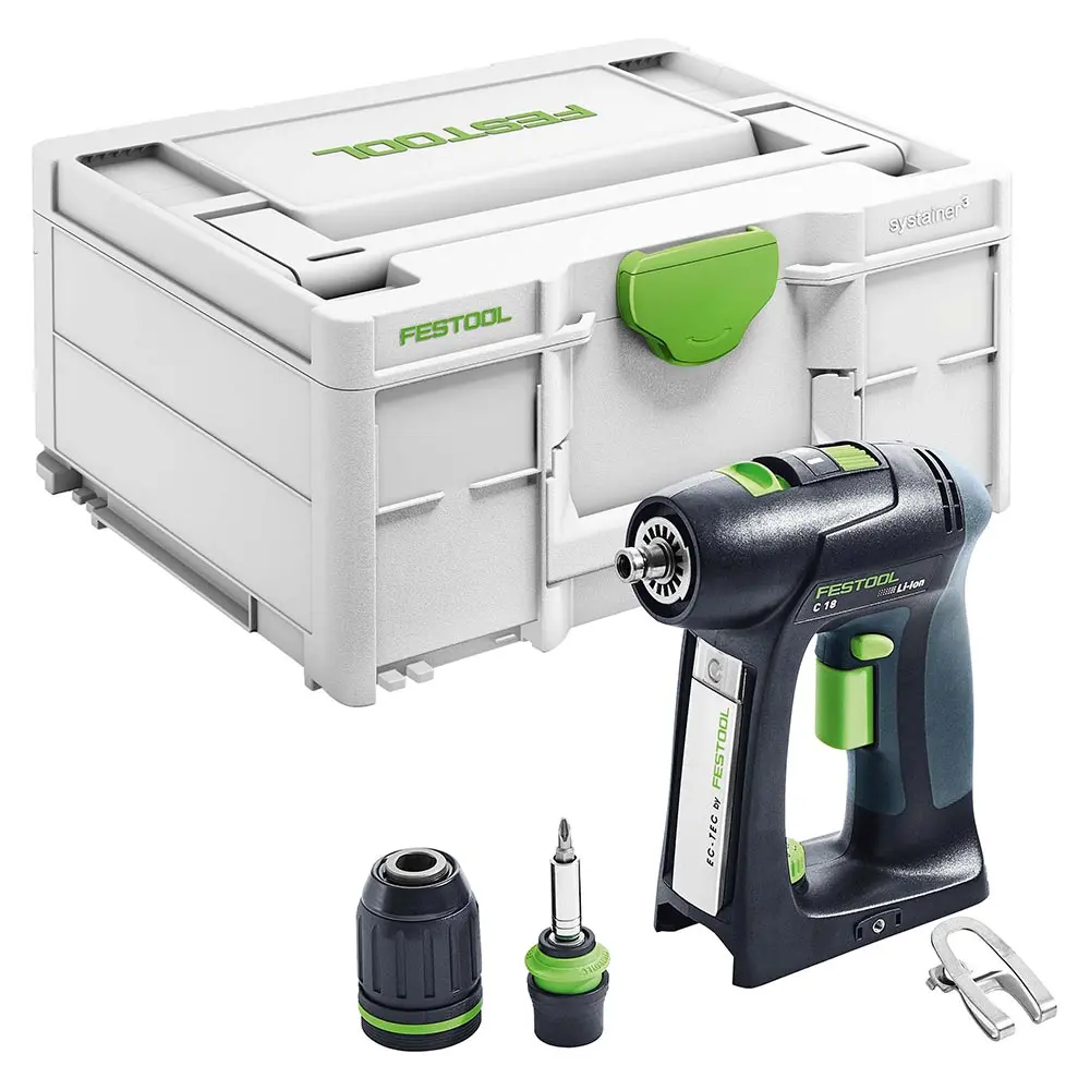 FESTOOL 18V C 2-Speed Drill In Systainer Skin 576434