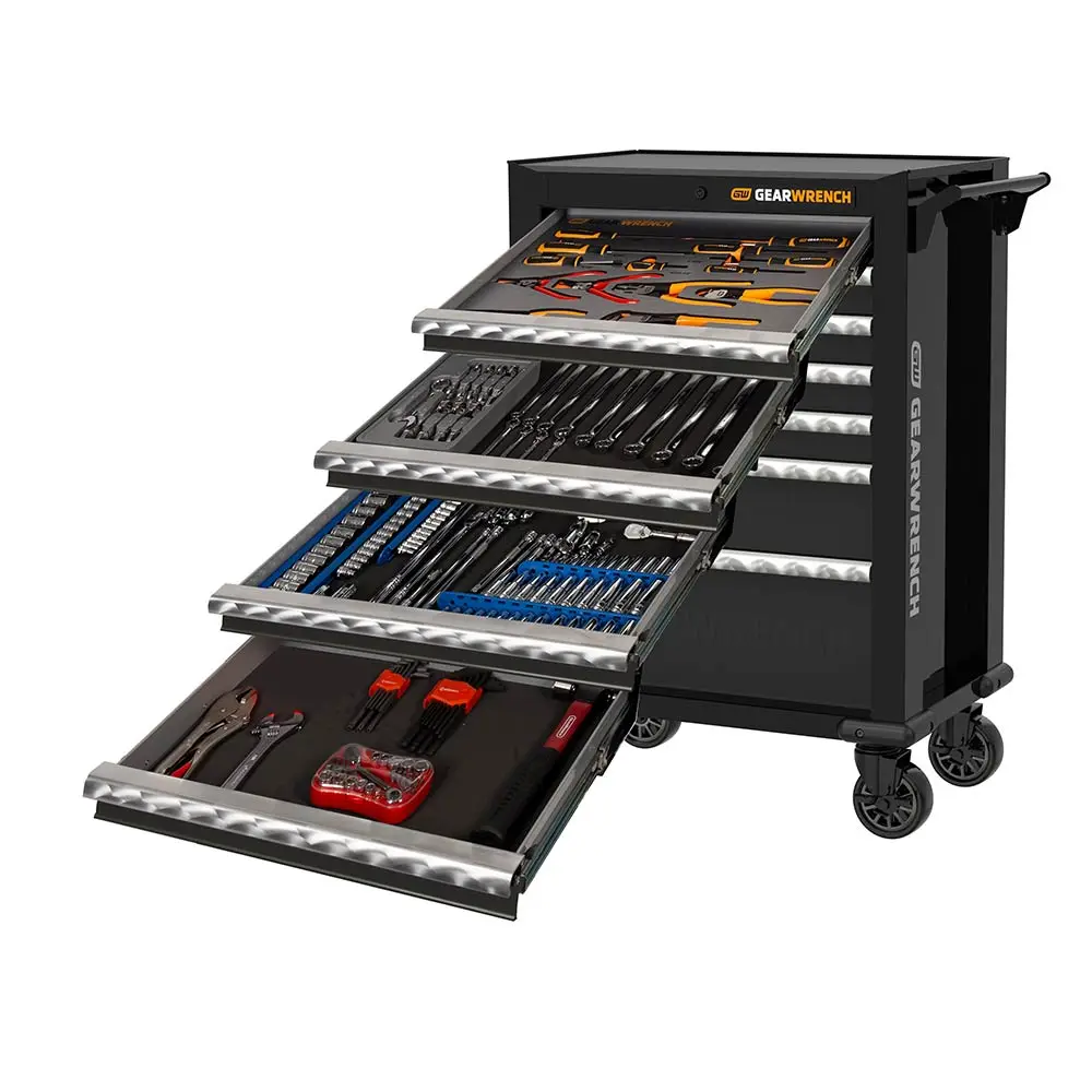 GEARWRENCH 198 Piece Tool Kit 28" Trolley Kit 77016