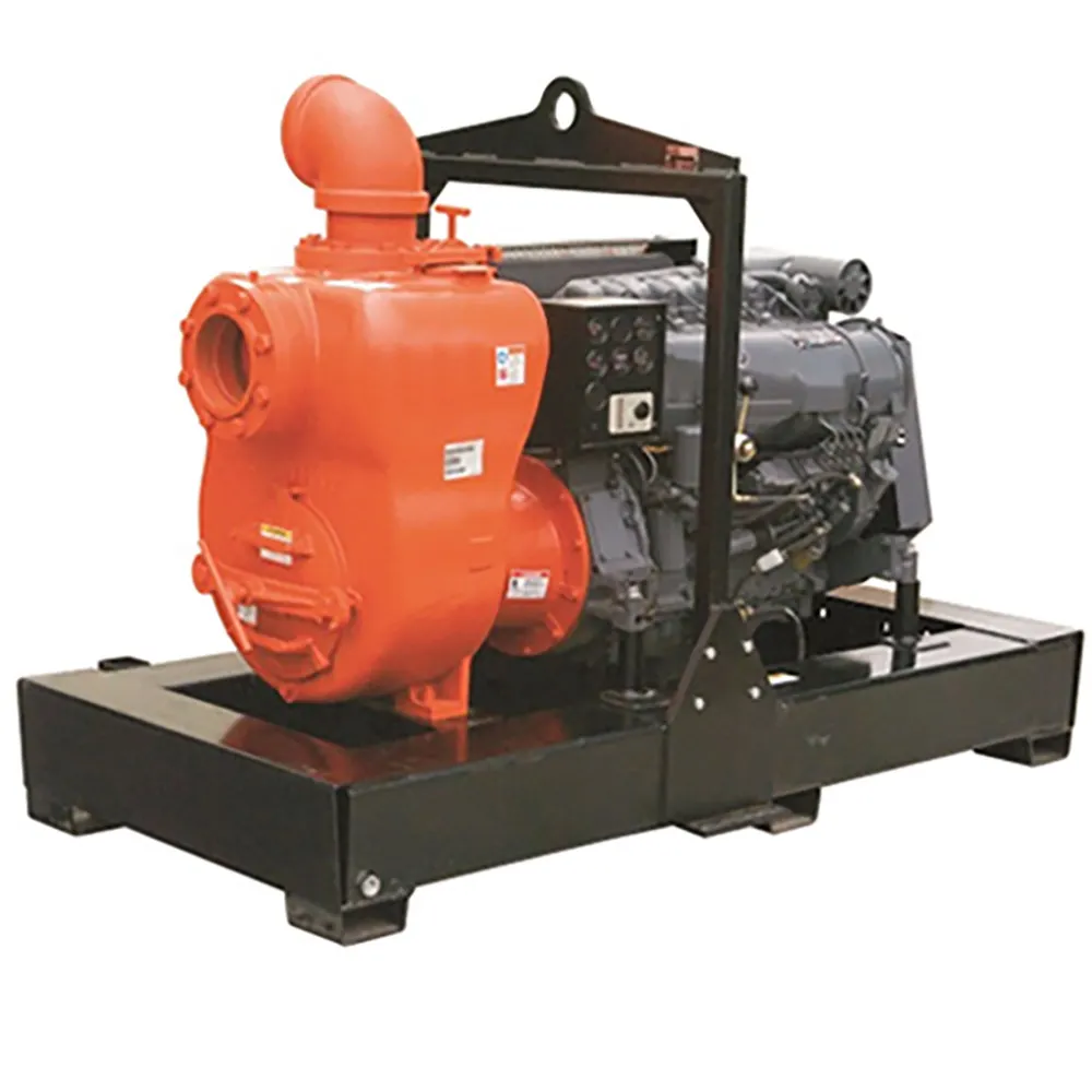 AUSSIE PUMPS 6inch Skid Mounted Trash Pump MQ600TD80SKM